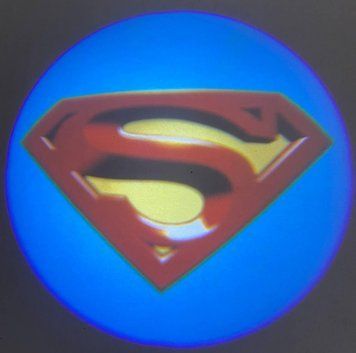 Логод на батарейках Super Men. Бездротове лого дверей &mdash; Супер Мен. Lazer door logo. Super Men&mdash;безпровідне лог фото