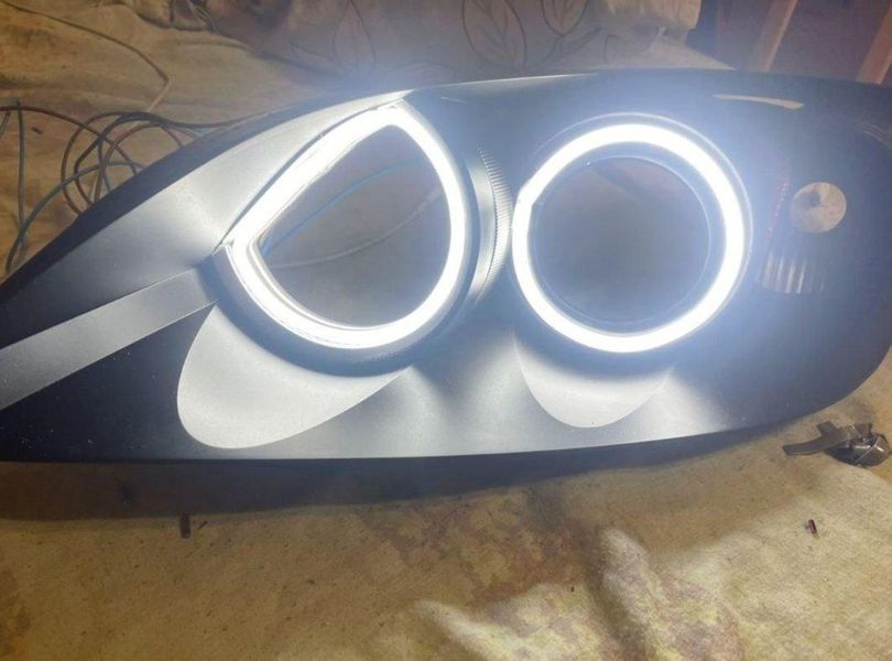 Ангельские глазки на Остин з холодного неона. Austin angel eyes. (12 цветов в наличии) Комплект на одно авто фото