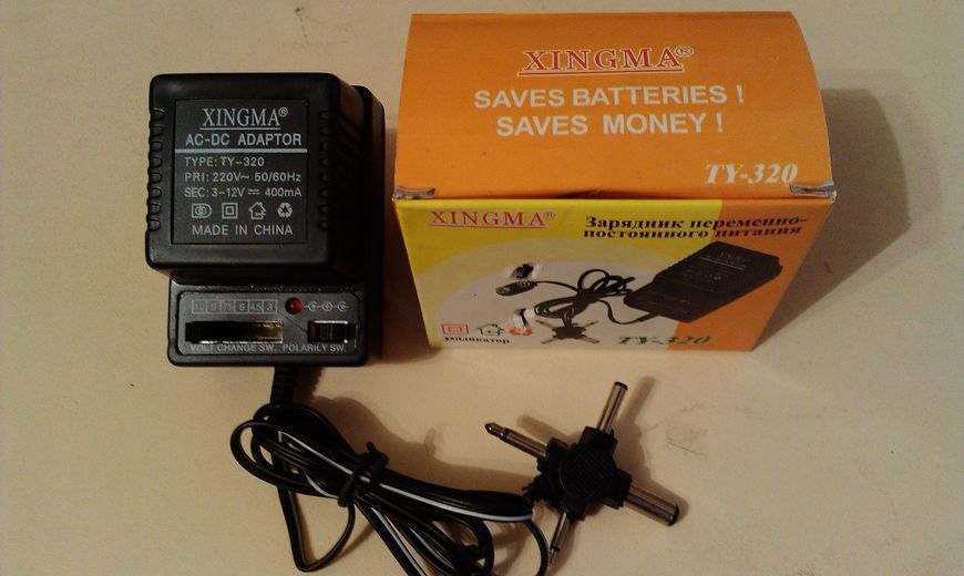 Адаптер живлення Xingma AC-DC200В-12В Adaptor 3147825910 фото
