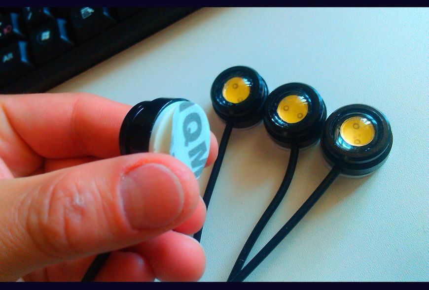 Денні ходові вогні з режимом стробоскопа Орлинне око (Eagle Eye) 4 led нж фото