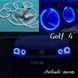 Ангельські очі CCFL на WV Golf MKIV, Golf 4 сині синие фото 2