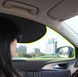 Солнцезащитные экраны на боковые стекла автомобиля на статике 46.5х23 см 2 шт. Черные VDA ShtorkaNaBokove46.х22 фото 7