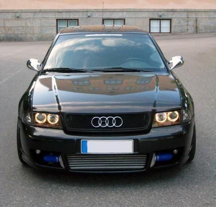 Ангельские глазки на Ауди c холодного неона. Audi angel eyes. (12 цветов в наличии) Комплект на одно авто фото