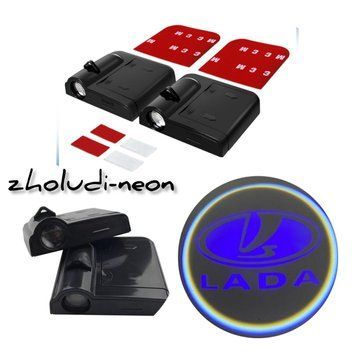 Безпроводное лого двери Лада door logo Lada 3147828816 фото