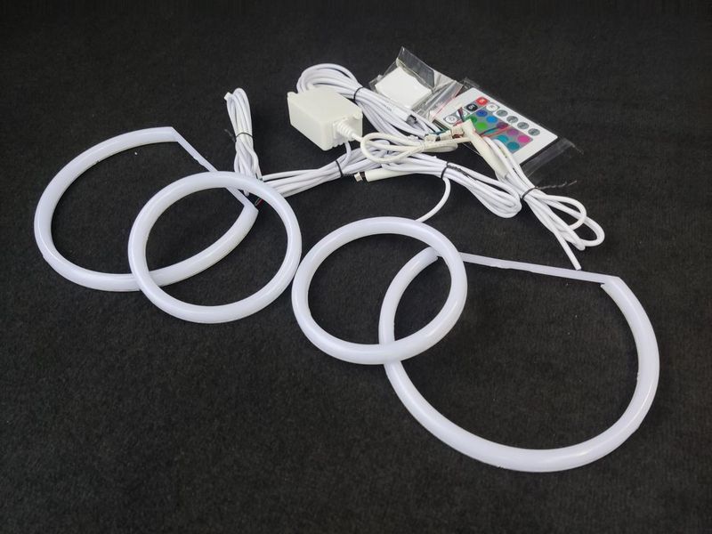 Ангельские глазки Митсубиши Cotton RGB Bluetooth. Angel eyes Mitsubishi Lancer X 10 Mitsubishi Bluetooth RGB фото