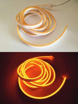 6х12мм Led FLEX Neon.(Кратность реза 1см).Желтый. ЖОВТИЙ 6Х12ММ , РІЗУ 1СМ фото
