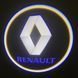 Лого двери на батарейках Renault. Безпроводное лого дверей&mdash;Рэно. Lazer door logo. Renault&mdash;безпровідне лого фото 3