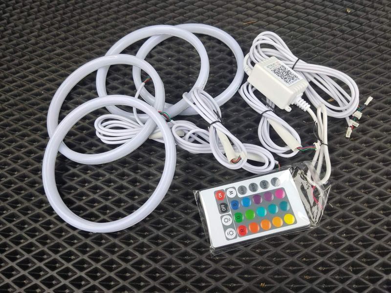 Ангельские глазки Cotton RGB Bluetooth ВАЗ 2106 Bluetooth RGB фото