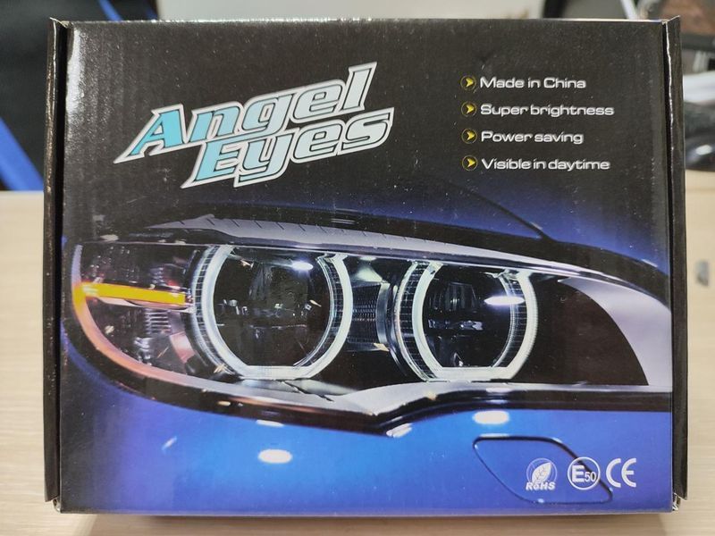 Ангельские глазки Cotton RGB Bluetooth BMW E39 дорестаил Bluetooth RGB фото