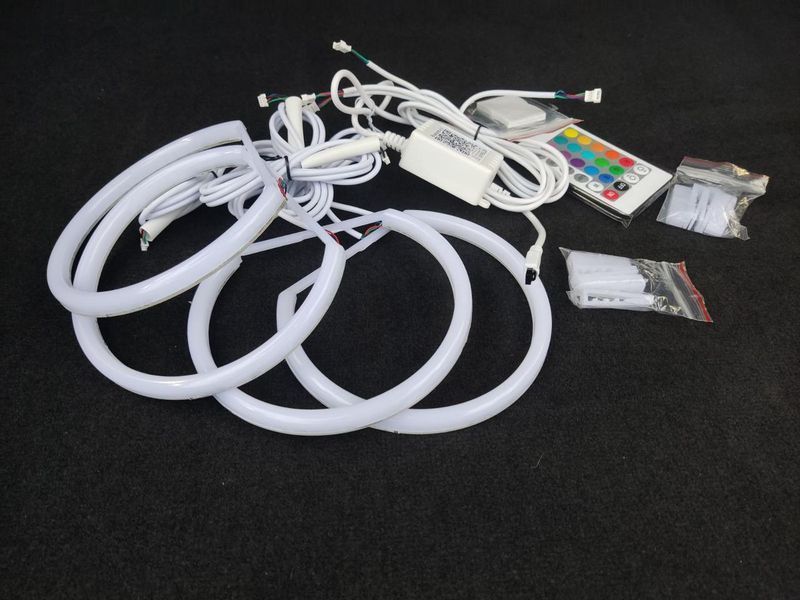 Ангельские глазки Cotton RGB Bluetooth BMW E39 дорестаил Bluetooth RGB фото