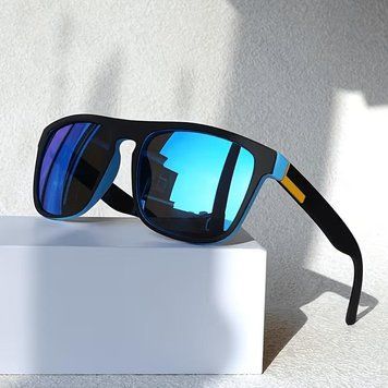 Унисекс винтажные квадратные очки POLARIZED-2 легкие и стильные, подходят для различных занятий спортом. glasses036 POLARIZED-2 фото