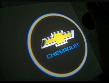 Лазерна проєкція логотипа CHEVROLET. Логод Шевролет. 1уп. на 2 дверей. фото