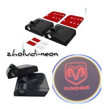 Бездротові лого дверцята Додж Lazer door logo Dodge Безпровідне лого дверей. фото