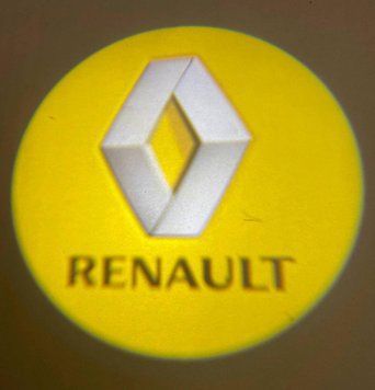 Логод на батарейках Renault. Бездротове лого дверцята &mdash; Рено. Lazer door logo. Renault фото