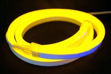 Светодиодный LED гибкий неон 2835\120 IP68 12V&mdash;жовтый. 3147826945 фото
