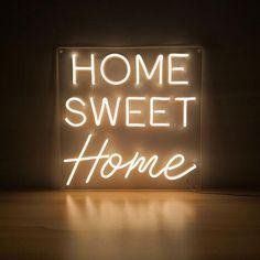 Неонова вивіска "HOME SWEET HOME", LED вивіска, неонова табличка 3147827665 фото