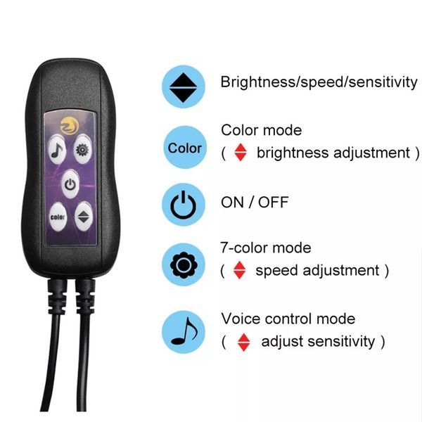 Подсветка салона автомобиля Неон NEON RGB 5м USB 3147829513 фото