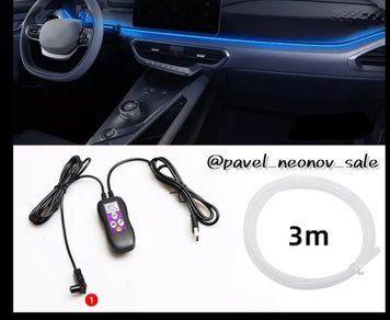 Підсвітка салону автомобіля Неон NEON RGB 3 м USB 3147829514 фото