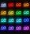 Ангельские глазки Cotton RGB Bluetooth управление через телефон. музыкальные ангельски еглазки.