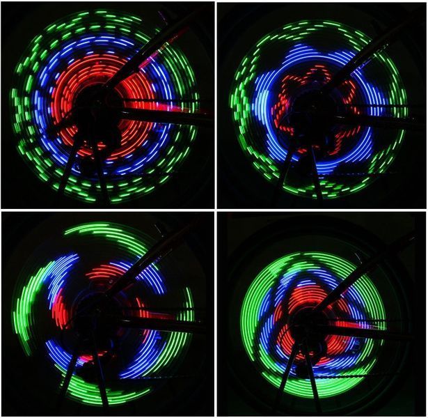 Велосипедна підсвітка коліс Cool Change 36 LED 5 фото