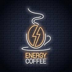 Неонова вивіска "ENERGY COFFEE", LED вивіска, неонова табличка 3147827672 фото