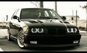 АНГЕЛЬСЬКІ ОЧЕНЯТА на бмв E36, E38, E39, Е46 з ХОЛОДНОГО НЕОНУ. Angel eyes BMW. В наявності 12 кольорів. 2м гнучкого неону фото