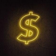 Неонова вивіска "ДОЛАР", LED вивіска, неонова табличка 3147827673 фото
