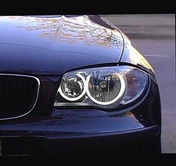 Яскраві АНГЕЛЬСЬКІ ОЧЕНЯТА на бмв Е87 з ГНУЧКОГО НЕОНУ. Angel eyes BMW E87. В наявності 12 кольорів. Е87 - БІЛІ фото