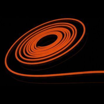Світлодіодний неон FLEX ( Неон Флекс, FlexNeon). 120"-2835 12V &mdash;Синій.!) ПОМАРАНЧЕВИЙ 6 Х12ММ 1СМ фото