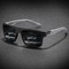 Поляризовані UV400 спортивні окуляри POLARIZED унісекс, лінзи TAC,класичний квадратний дизайн/ glasses022 Silver-black фото 1