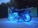 Яркая водозащищенная LED подсветка на мотоцикл скутер байк 12V 1m в силиконе светодиодная лента синяя VDM-NAVY-12V-1m фото 1